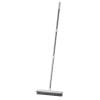 Rubber Broom, 2 in 1 Pet Hair Removal Broom with Long Handle Carpet Broom for Cleaning Carpet Hardwood Floor Tile Window.