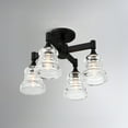 thumbnail image 3 of Crystorama Lighting Group GRG-1045-MK Gregory 4 Light 17" Wide Semi-Flush Ceiling Fixture, 3 of 7