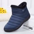 thumbnail image 1 of Botas de nieve con cremallera impermeables y antideslizantes para mujer de otoño e invierno, 1 of 6