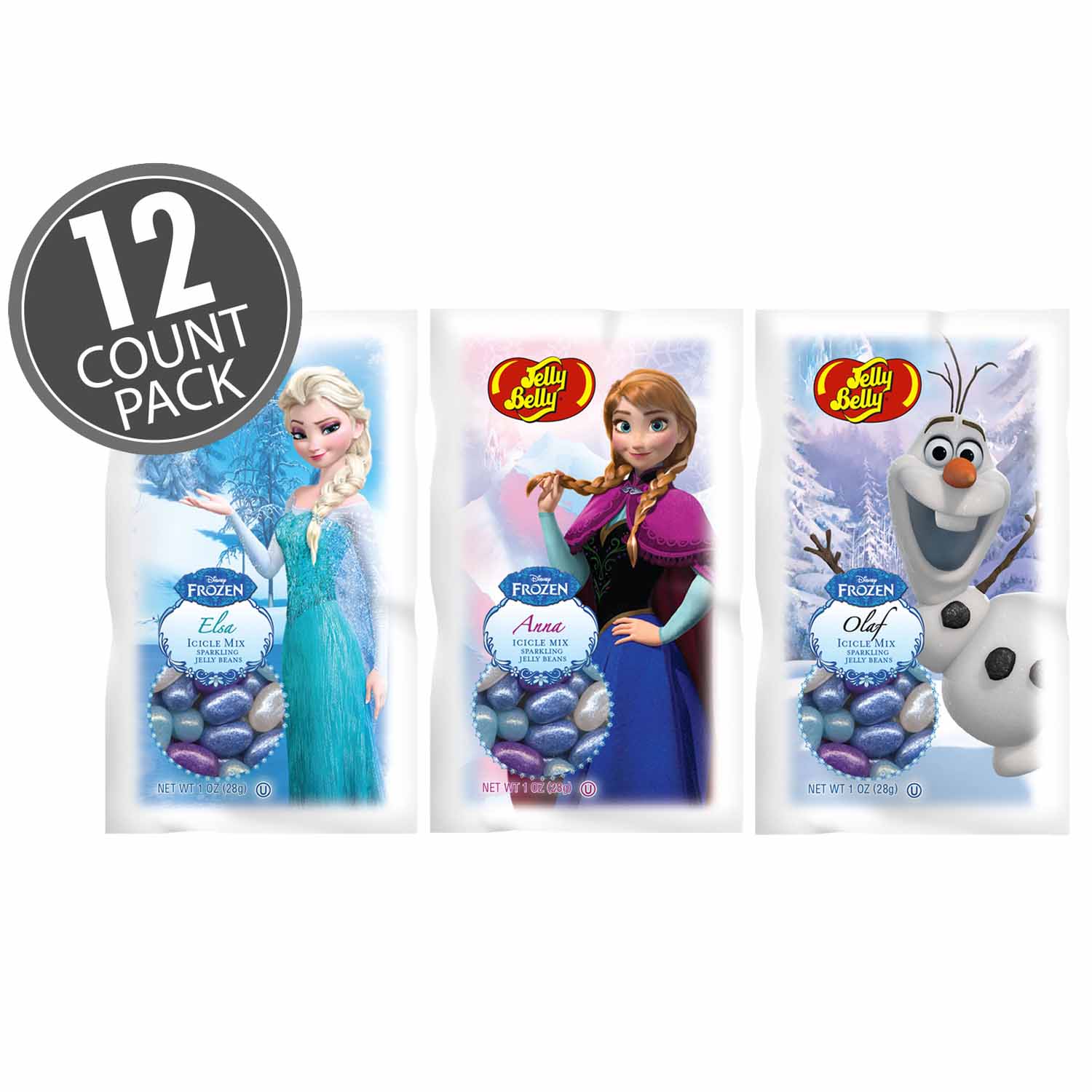 Jelly Belly Disney© FROZEN Jelly Beans 1 oz Bags 12 Pack