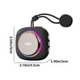 thumbnail image 3 of Lzobxe Speakers Bluetooth Wireless Bluetooth 5.3 Wireless Audio Mini Camera Design LED Ambient Light Suction Cup Adsorption Surround Sound Quality Bluetooth Audio, 3 of 8