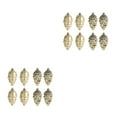thumbnail image 4 of Guardoinrt 8pieces Add Festive Touch With Pine Cones Pendant For Tree Decoration Plastic Pine Tree Hanging ABS Plastic Pine Cones Gold 2Set, 4 of 6