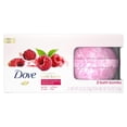 thumbnail image 1 of Bombas de baño Dove Milk Swirls, crema de vainilla y frambuesa, 80 ml, 1 of 7