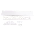 thumbnail image 1 of Estante De Pared Estante Flotante Blanco, Estante Montado En La Pared, Muebles Decoración Del Hogar Soporte Para Estudio Sala De Estar Habitación De Niños Ropa De Cama, 1 of 7