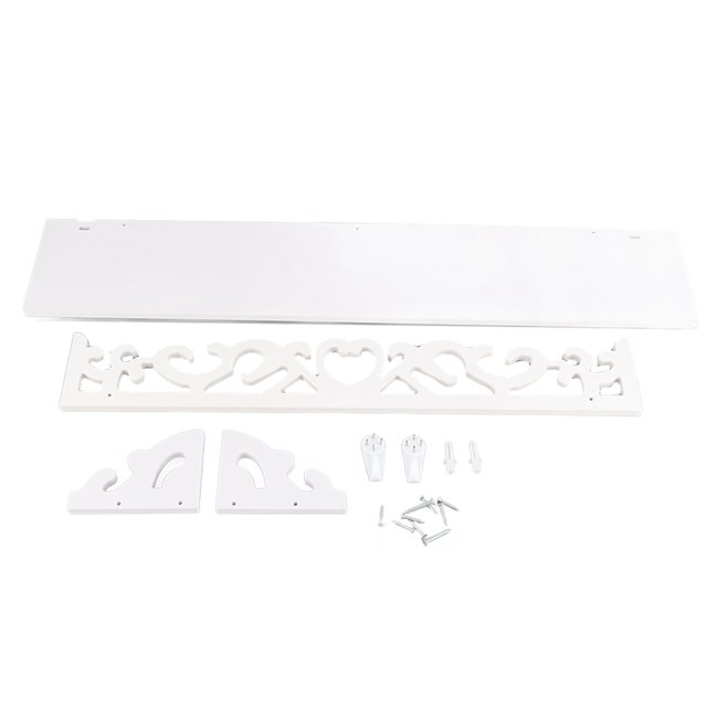 Estante De Pared Estante Flotante Blanco, Estante Montado En La Pared, Muebles Decoración Del Hogar Soporte Para Estudio Sala De Estar Habitación De Niños Ropa De Cama