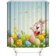 thumbnail image 4 of Cortina de ducha de Pascua NQ juego impermeable con ganchos decorativos 72x72 pulgadas, 4 of 5