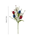 thumbnail image 3 of RuiJiao Patriotic Artificial Berry Stem, Memorial Day Flowers, 4th of July Decorations Red White and Blue Flowers, for Independence Day Home Table Centerpiece Decor, 3 of 6