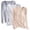 3 Pcs Gray+White+Beige, variant on Ahdbta Women's 3 Pcs Loungewear Tops Scoop Neck Long Sleeve Warm Base Tee Shirts Comfort Solid Color Tshirts with Chest Pads