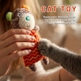 thumbnail image 3 of Washable Catnip Crinkle Plush Cat Toys, Knitted Catnip Toys for Cats, Interactive Toys with Sensory Tags, Safe for Kittens & Adult Cats, 3 of 5