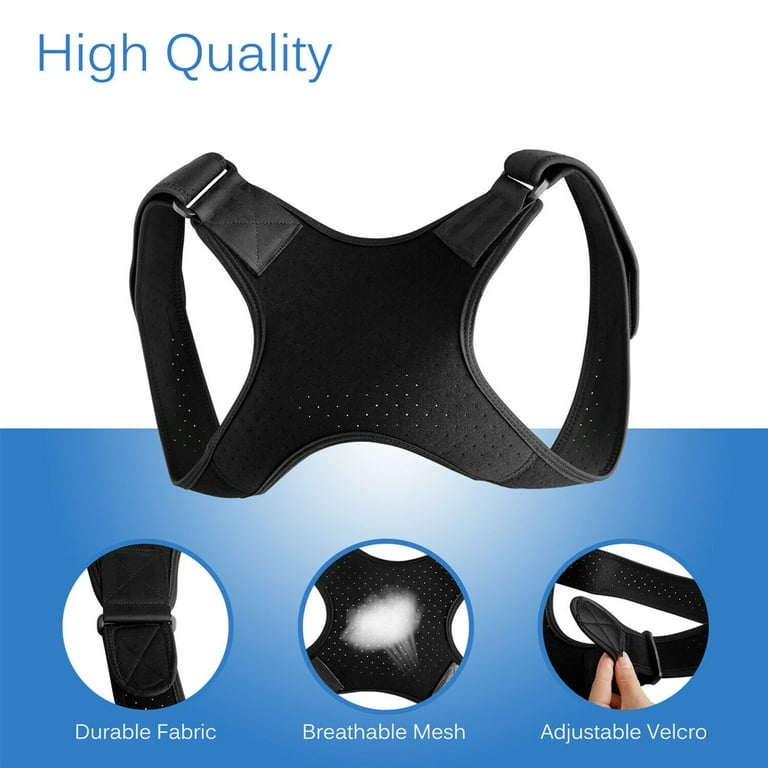 Posture Corrector for Men and Women, Adjustable Upper Back Brace, Muscle  Memory Support Straightener, Providing Pain Relief from Neck, Shoulder, and