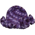 thumbnail image 4 of Women Crochet Bucket Hat Cute Winter Ruffled Brim Floppy Cap Handmade Knit Cloche Hats, 4 of 5