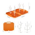thumbnail image 2 of Tendedero plegable desmontable portátil para biberones Hugo Naranja, 2 of 10