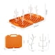 thumbnail image 2 of Escurridor de portabiberones plegable extraíble de viaje para pequeños lavable ahorro de espacio Material seguro Naranja Sunnimix Tendedero, 2 of 8