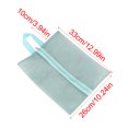 thumbnail image 3 of Worallymy Bolsa de Almacenamiento de Zapatos Oxford Organizador de Malla de Tela Portátil Colgante Hueco Seco Playa Sneaker Holder, Bolsa de Zapatos, Verde Claro Worallymy JD735800097, 3 of 7