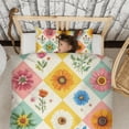 thumbnail image 3 of Pioneer Flower Duvet Cover and Pillowcase Set for Single Bedding, Bedroom Accessories for Kids Teens, 3 of 5