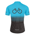 thumbnail image 4 of Maillot de ciclismo con estampado digital informal para hombre, chaqueta de MTB de manga corta ligera, transpirable y con cremallera elástica para hombre, 4 of 5