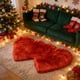 thumbnail image 4 of Heart Shape Fluffy Bathroom Rug Non-Slip Washable Carpet Mat for Bedroom Living Room Home Decor 1-Pack, 4 of 6