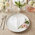 thumbnail image 3 of Unique Bargains 6Pcs Cotton Washable Cloth Napkins Beige 16x16inch, 3 of 6