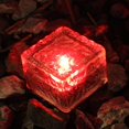 thumbnail image 2 of Lámpara de jardín impermeable con forma de cubo de hielo y paisaje de cristal para exteriores rojo, 2 of 2