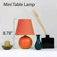 thumbnail image 5 of Simple Designs Mini Ceramic Globe Table Lamp 2 Pack Set, 5 of 5