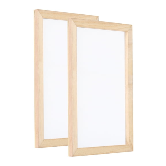 Uxcell 2Pcs A4 Sizes 11.8 x 8.3 Inch Single Wooden Paper Making Screen