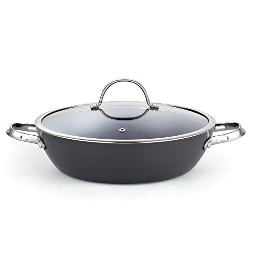  Professional 8 Quart Nonstick Dutch Oven with Glass Lid   Italian Made Ceramic Coated Oven Safe Stock Pot for Bread Baking, Stews,  Casseroles and More by DaTerra Cucina: Home & Kitchen