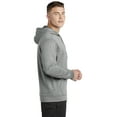 thumbnail image 2 of PosiCharge Sport-Wick Heather Fleece Hooded Pullover. ST264, 2 of 2