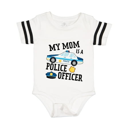 

Inktastic My Mom is a Police Officer Gift Baby Boy or Baby Girl Bodysuit