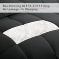 thumbnail image 2 of Bedding Comforter Queen Size, Soft and Breathable Duvet Insert for All Season, Down Alternative Box Stitched Lightweight Comforter with Corner Tabs, Grey, 2 of 6