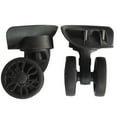 thumbnail image 1 of 2 uds A89 ruedas de equipaje de repuesto maleta de viaje ruedas rodillos izquierda y derecha 360 rotación reparación rueda silenciosa para carros de Baoblaze Ruedas para maletas de equipaje, 1 of 7