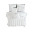 thumbnail image 3 of Sieno 4pc King Comforter Set, White Faux Fur and Micro Mink Backing, 3 of 6