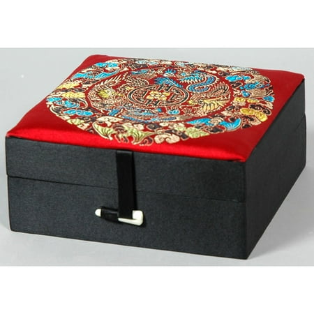 Oriental Furniture Silk Good Jewelry Box
