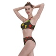 thumbnail image 6 of Picia Chili2 Women's High Waisted Bikini Scoop Neck Swimsuit Two Pieces Bathing Suit-Small, 6 of 8