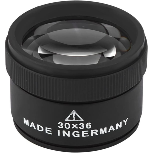 30x Coin Magnifier with Light, Jewelers Magnifying Glass, Magnifying