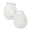 White, variant on Newborn Baby No-Scratch Mittens, Soft Cotton Infant Anti-Scratch Gloves with Elastic Wrist, Skin-Friendly Mitten for Newborn Boys Girls Daily Care