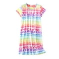 thumbnail image 1 of Kcodviy Chemise de Nuit en Coton pour Femme, Vêtements de Nuit, Robes de Nuit à Manches Courtes, Chemise Décontractée, Chemises de Nuit pour Femmes en Coton à Manches Courtes, Robe de Nuit Imprimée, 1 of 3