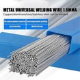 thumbnail image 2 of Varillas de soldadura de aluminio, alambre de soldadura con núcleo fundente, alambre de soldadura universal para metal de 1,6 mm, varilla de soldadura universal para baja temperatura, A, 2 of 4