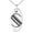 Silver, variant on Stainless Steel Letter S Initial Metro Retro Monogram Engraved Small Oval Charm Pendant Necklace