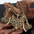 thumbnail image 2 of Sonducket Collar con colgante, collares de cabeza de Metal, joyería de aleación Animal, accesorios de ropa, amuleto de mitología para mujer Ropa, zapatos y accesorios Miscelánea cian Sonducket AP015108-02, 2 of 6