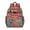 Red-2, variant on Palm Leaf Hawaiian Floral Waterproof School Bag - Ergonomic Spine-Protecting Backpack for Students & Teens