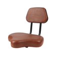 thumbnail image 2 of koolsoo Seat Saddle Bike Seat Cushion Wide for Cycling Mountain Bikes Riding Light Brown, 2 of 9