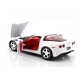 thumbnail image 4 of 2005 Chevy Corvette C6 Hardtop, White - Showcasts 73270AC/W - 1/24 scale Diecast Model Toy Car, 4 of 5