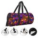thumbnail image 3 of Balery Skull Bolsa de Gimnasio para Mujeres y Hombres, Bolsa de Viaje Impermeable, Bolsa de Fin de Semana con Compartimento para Zapatos y Bolsillo Húmedo, 3 of 6