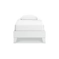 thumbnail image 3 of Signature Design by Ashley Hallityn Twin Platform Bed in Matte White Finish, 3 of 8