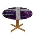 thumbnail image 3 of BCIIG Cross Languages Round Tablecloth Stain-Resistant Washable for Indoor Outdoor Restaurants Weddings Parties 100% Polyester Table Cover Tablecloths 54"-58, 3 of 8