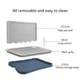 thumbnail image 3 of Dog Training Toilet Tray Indoor Pet Mesh Puppy Potty With Wall Column For Small Medium Large Dogs, 3 of 9