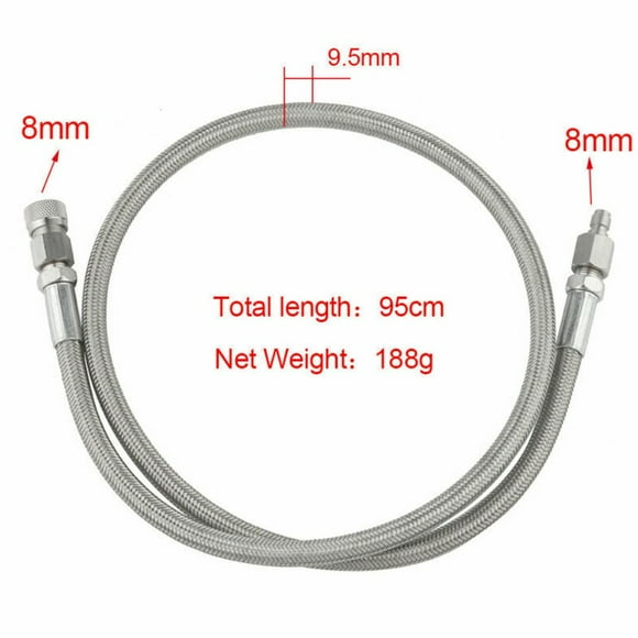 4500Psi Paintball PCP Hose For HPA Air Fill Station Hose Stainless Steel 36 Inch