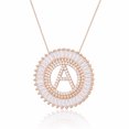 thumbnail image 1 of Collier Pendentif Alphabet A-Z Breloques Femme Chaîne Lettre Initiale, 1 of 9