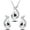Silver, variant on Wioihee Clearance Under $2.00 Crystal Jewelry Set, Birthstone Pendant Necklace Drop Dangle Earrings for Women