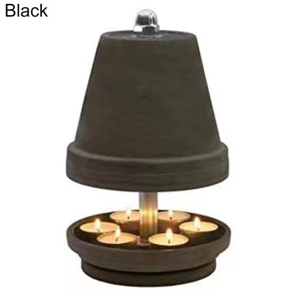 Indoor Tealights Fireplace Without Electricity DoubleWalled Tea light oven Ceramic radiator Tea